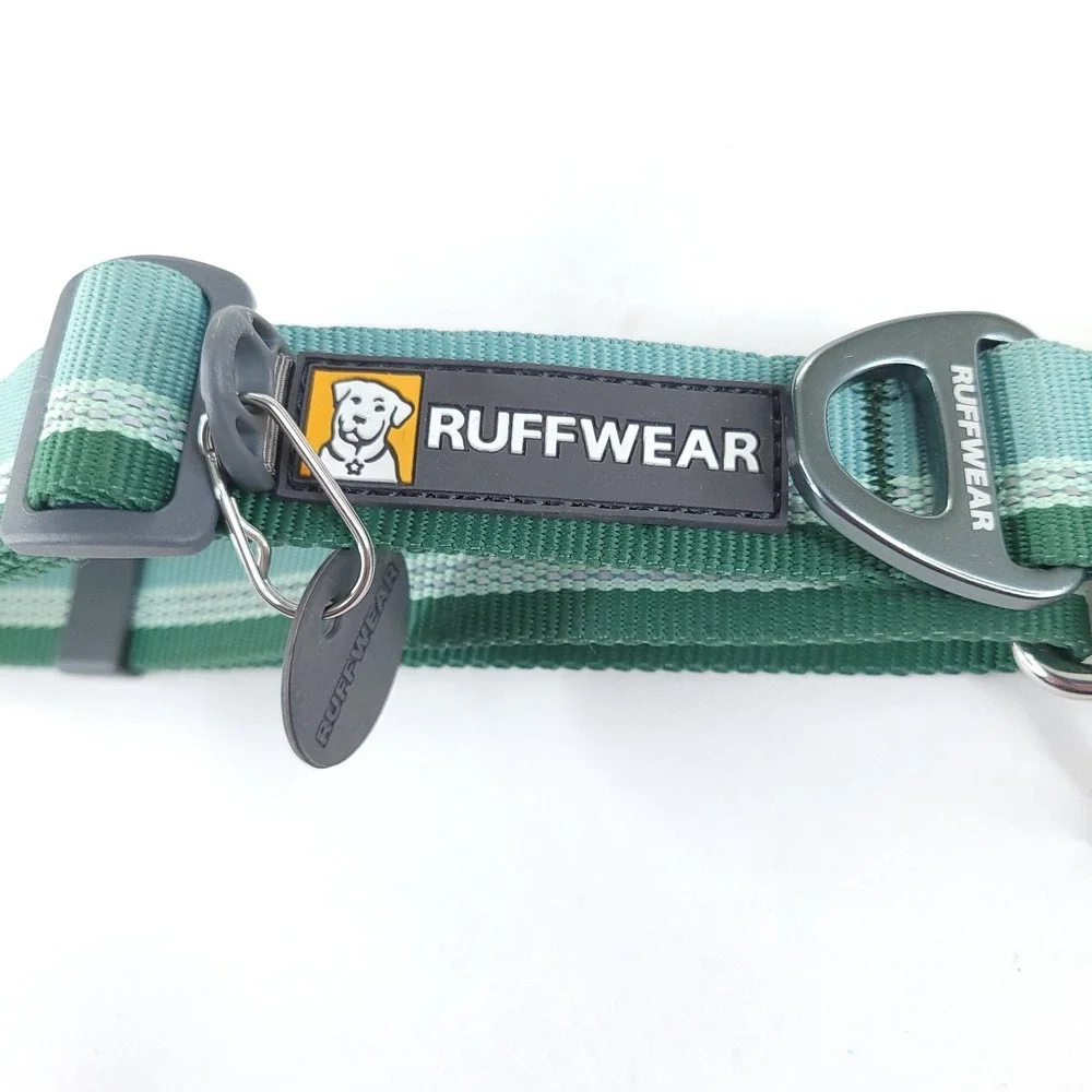 NWoT Ruffwear Chain Reaction Dog Collar Teal and Green 20-26 Inch